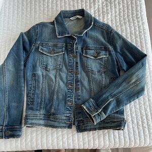 Zara fitted denim jacket size M